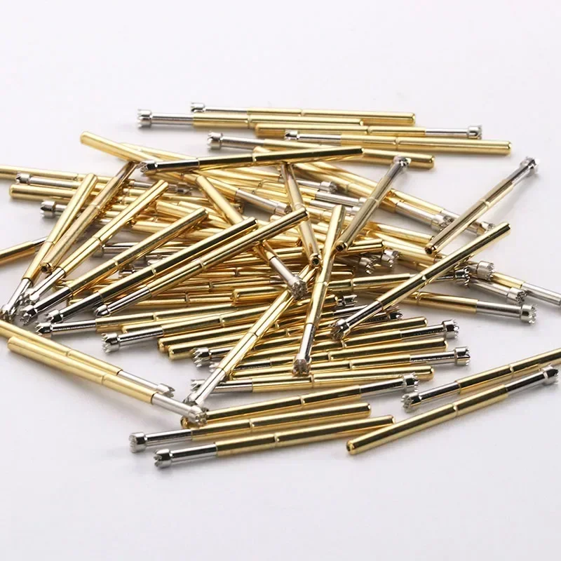 20PCS Per Pack Spring Test Pin P125-A2 B1 E2 D2 J1 Q1 Q2 H2 T2 Outer Diameter 2.02mm Length 33.5mm PCB Probe Pins