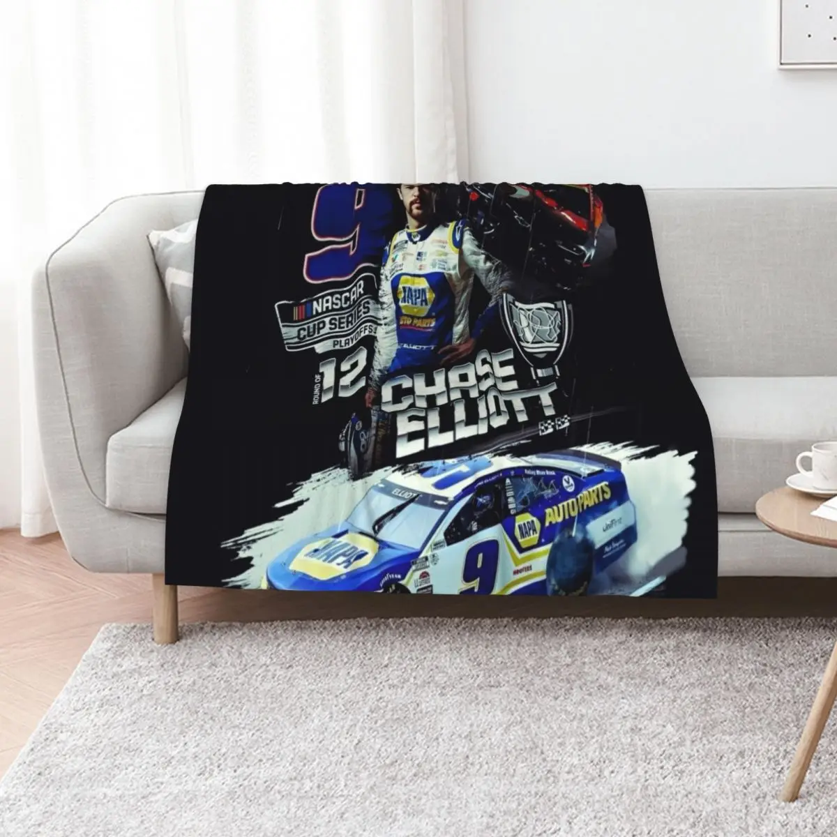 Chase elliott Throw Blanket Soft Big For Baby wednesday Blankets For Bed Luxury Throw Kid'S Blankets