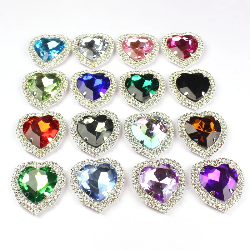 New 25*29mm Gold Oval Rhinestone Alloy Flower Plate Pearl Jewelry Diy Wedding Dress Hair Accessories Bow Decorative