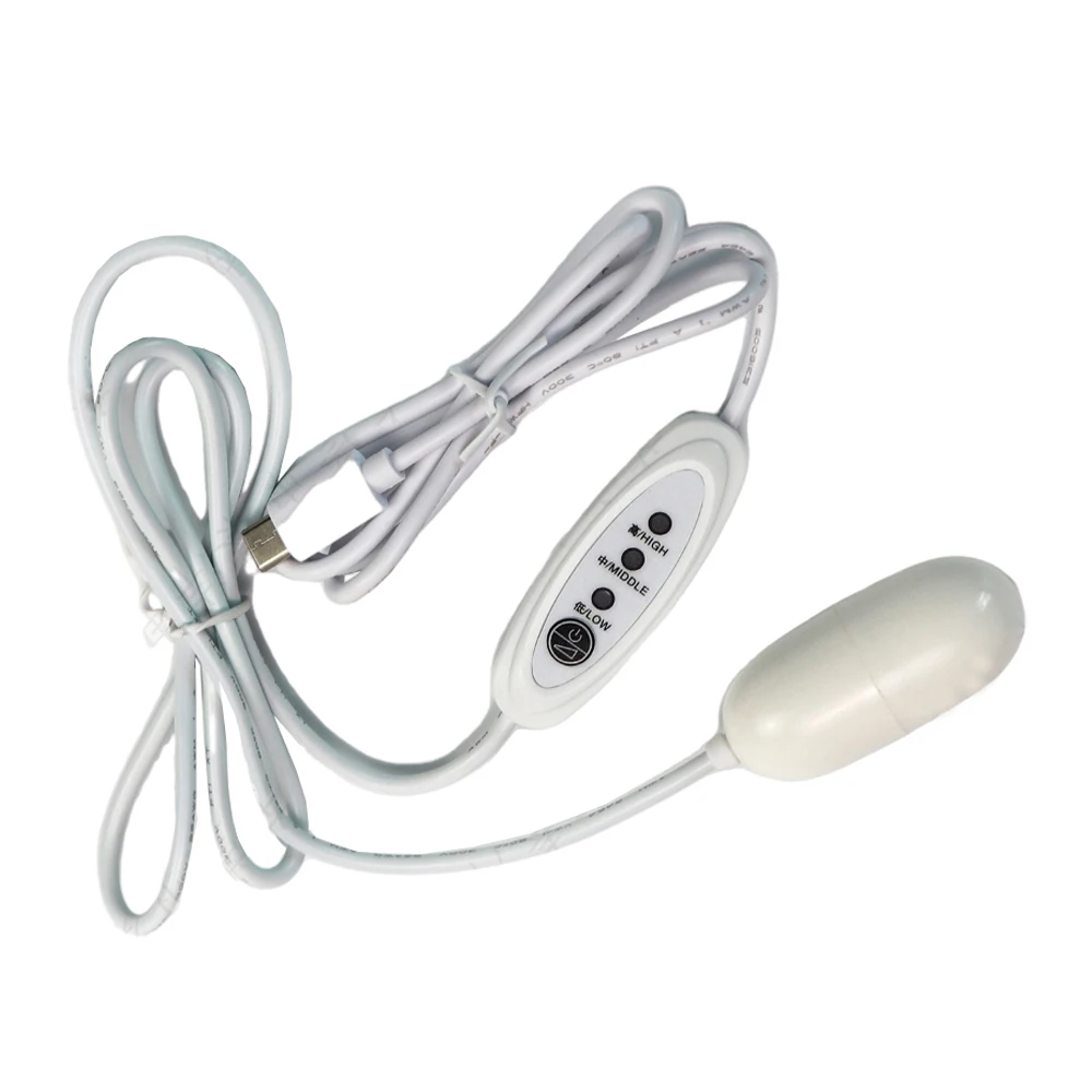 6 Modes Vibrator Motor IPX5 Waterproof Type-C/USB Interface Vibrator Massager Motor DC5V 0.8A with Regulator and 1.3m Long Cable