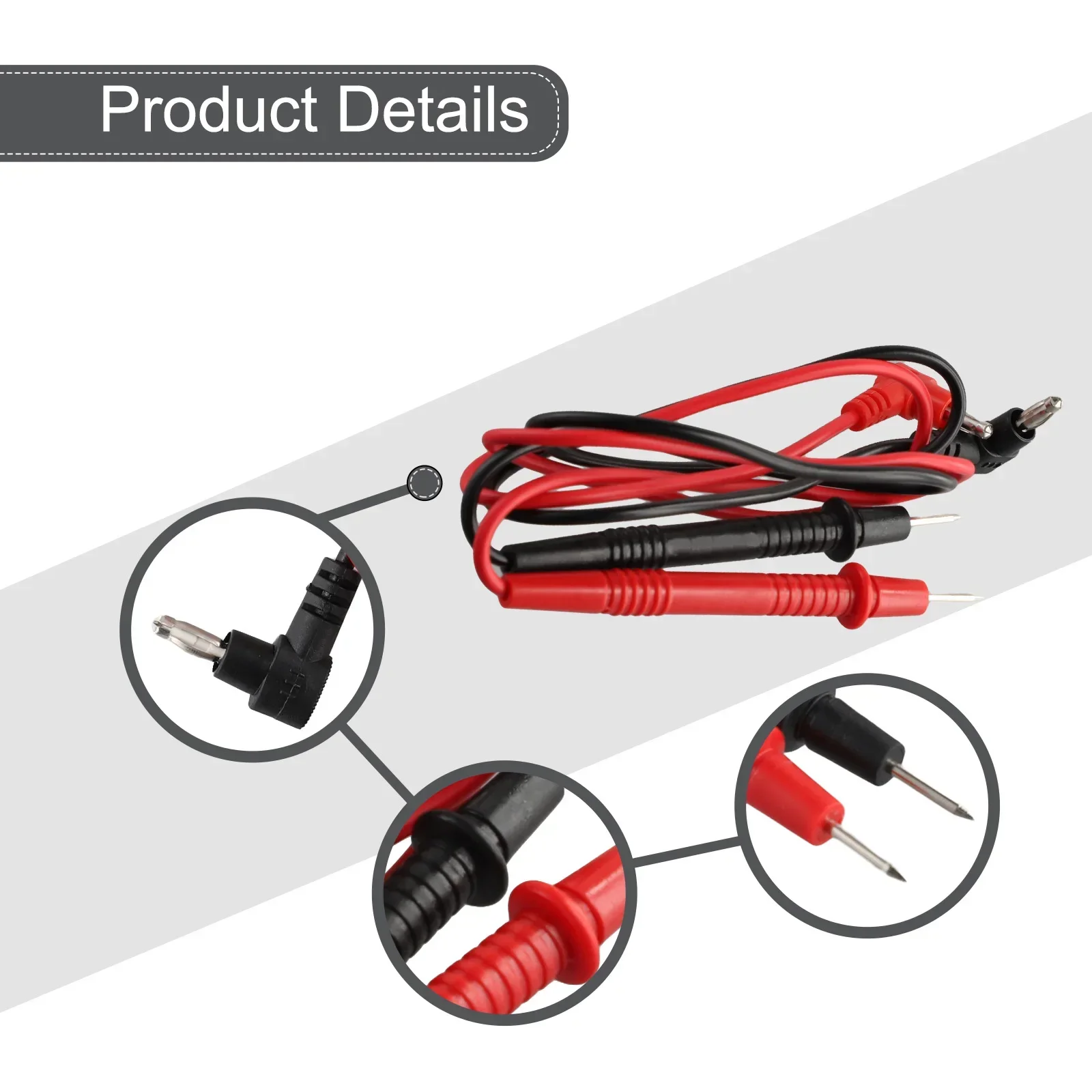 Digital Multimeter Meter  Probe -Banana Plug Wire Clamp Cable Test/ Leads Test Pin 1000V For- DC Power Supply PS-1501A//