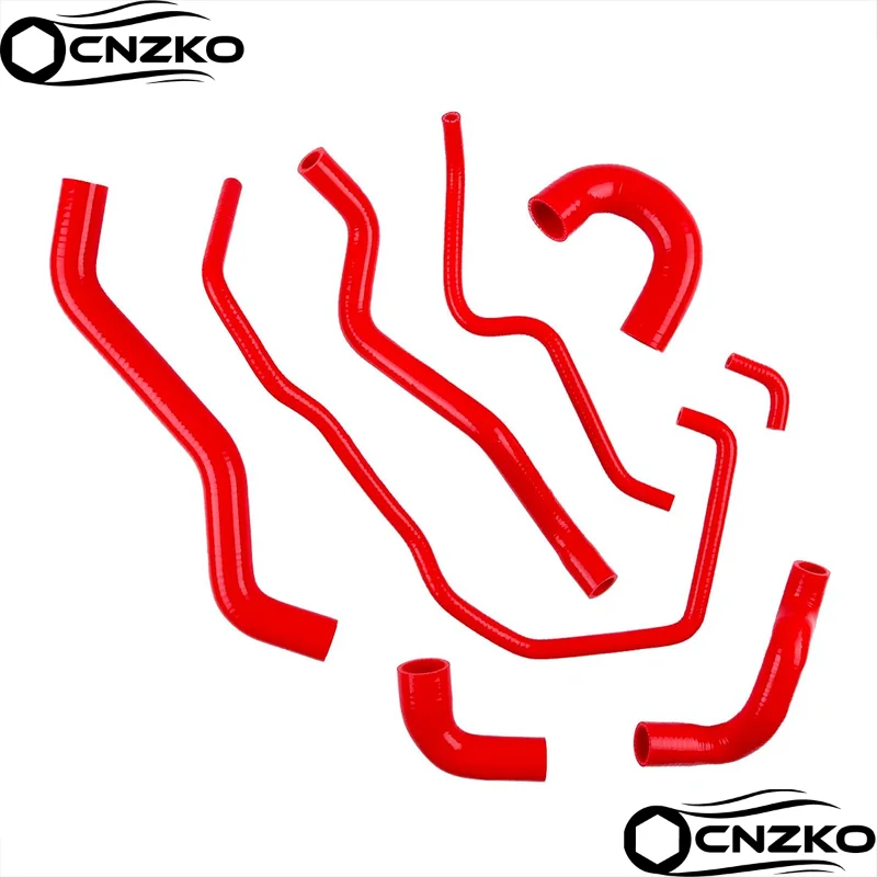 

For Fiat Abarth 500 595 695 All Versions Silicone Radiator Water Hose Set Auto High Performance Piping Tubes Set