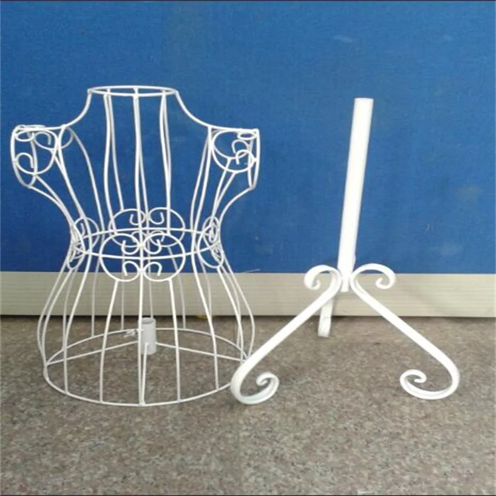 Iron Art Full Body Child Cloth Mannequin, Tripod Base Stand, Shooting Props Decoration, Hanging Rack Display,F018