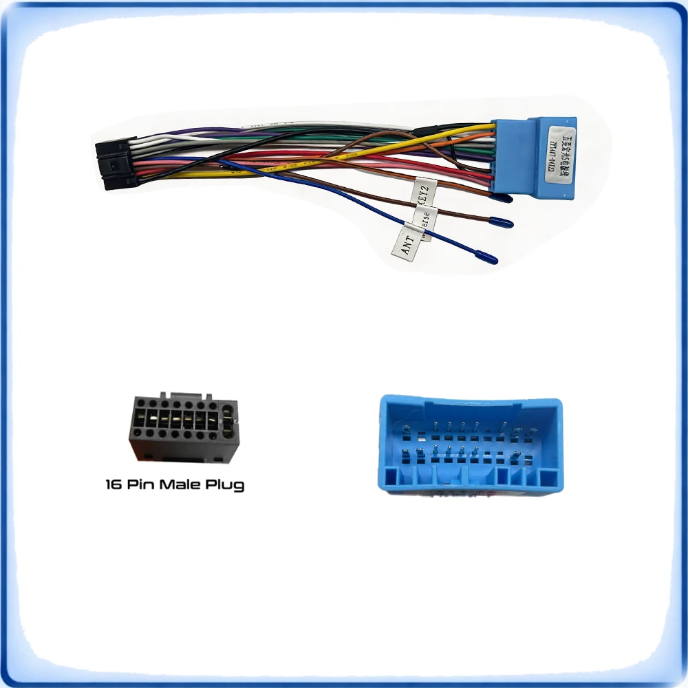 20Pin to 16Pin Car Radio Wiring Harness Adapter for Wuling Hongguang S Android Stereo Power Cable