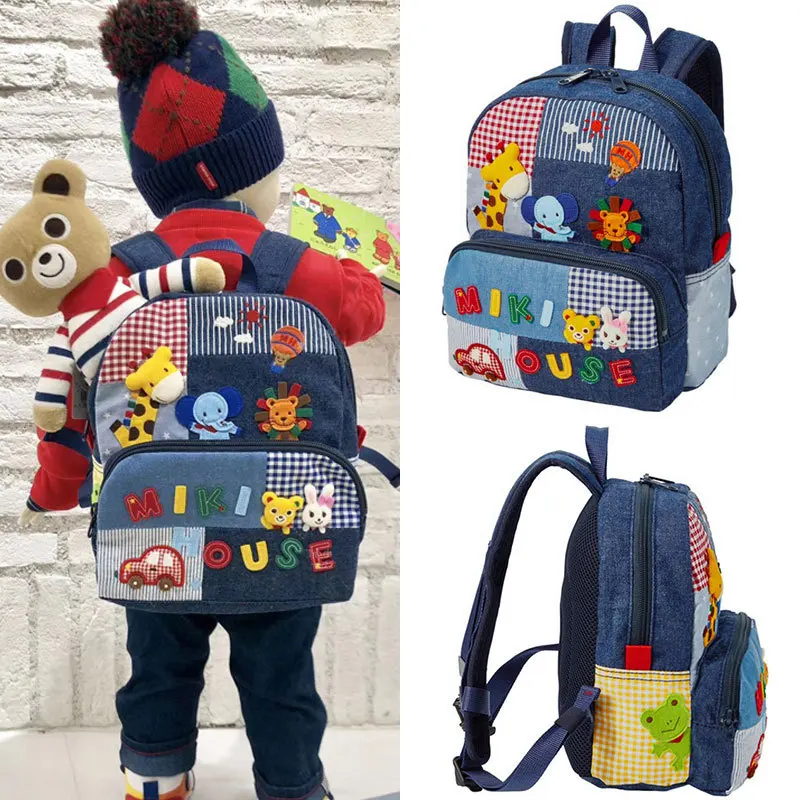 

School Bag 2025 Japanese Cartoon Boys and Girls Bear Rabbit School Bag Children's Backpack Baby Backpack