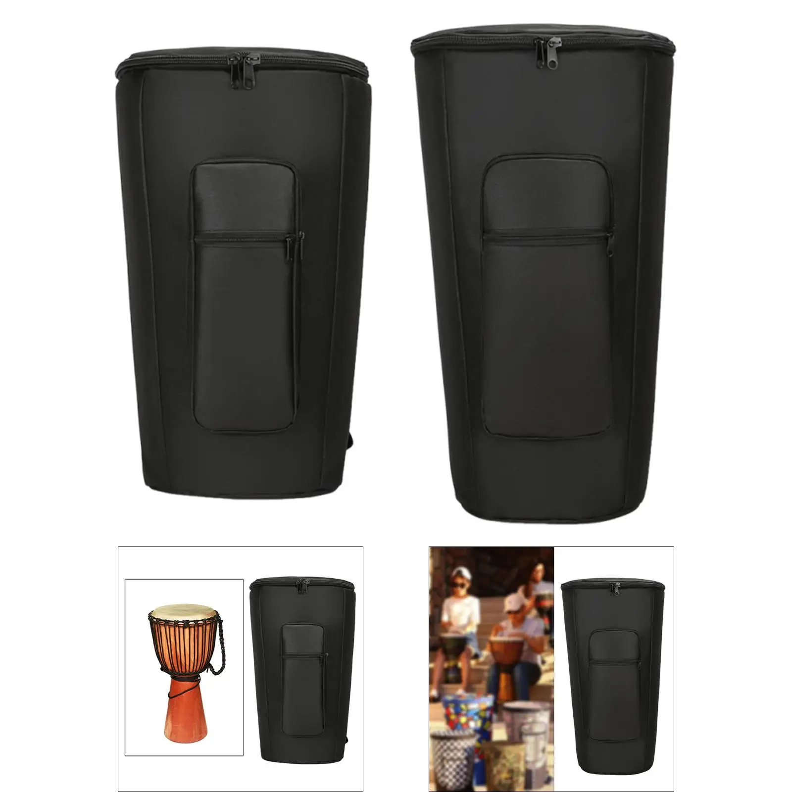 Djembe Bag Breathable Reliable Protection Waterproof African Drum Carry Case Musical Instrument Accessory