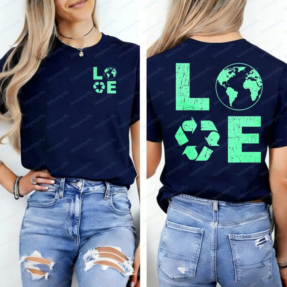 

Happy Earth Day Shirt Activist Teacher Love Recycle T-shirt Green Planet Tee Protect Green Sweatshirt Love Earth Day Shirts Tops