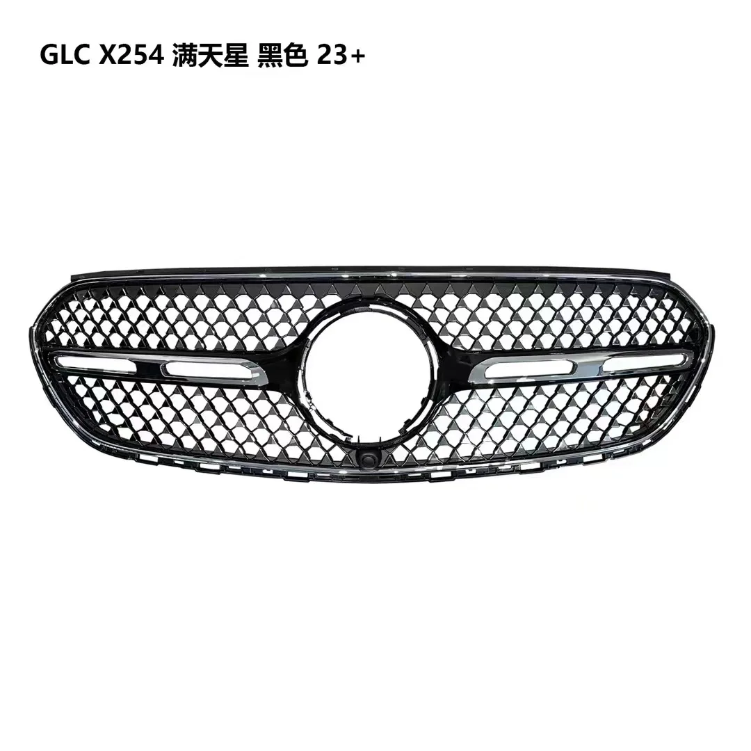Car Front Bumper Grille Centre Panel Styling Upper Gril For Mercedes Benz X254 W254 GLC-Class GLC200 GLC260 GLC300 2023 2024