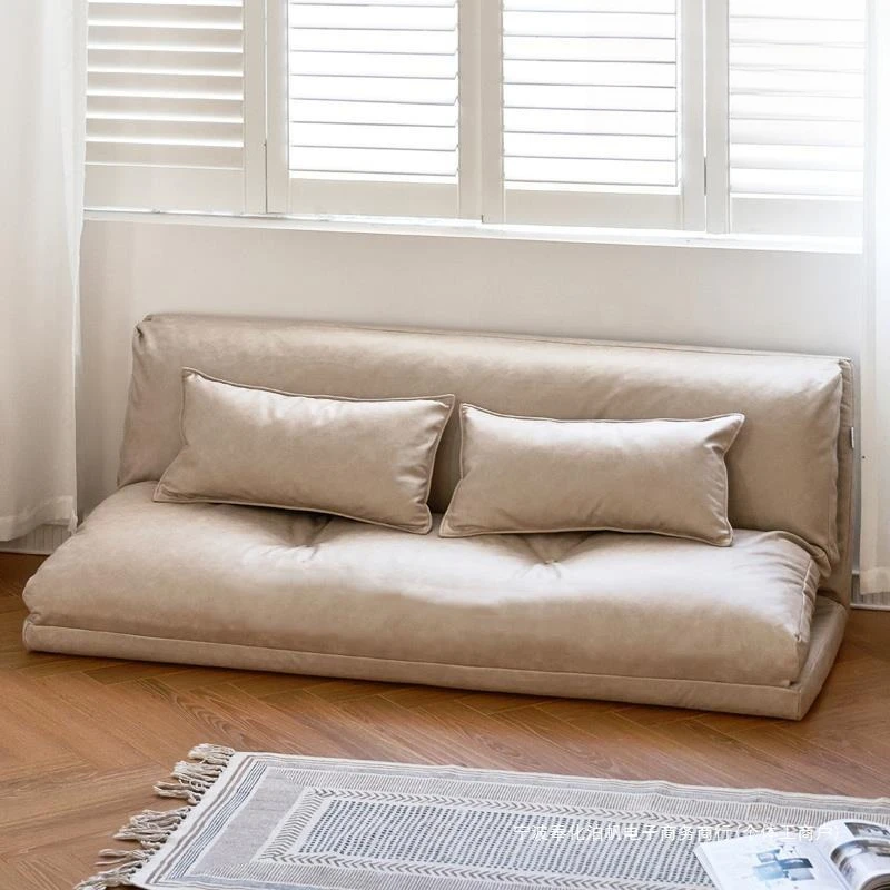 

Lazy sofa bed can lie down and sleep, bedroom folding tatami dual-purpose, balcony small sofa technology cloth anti-fouling and