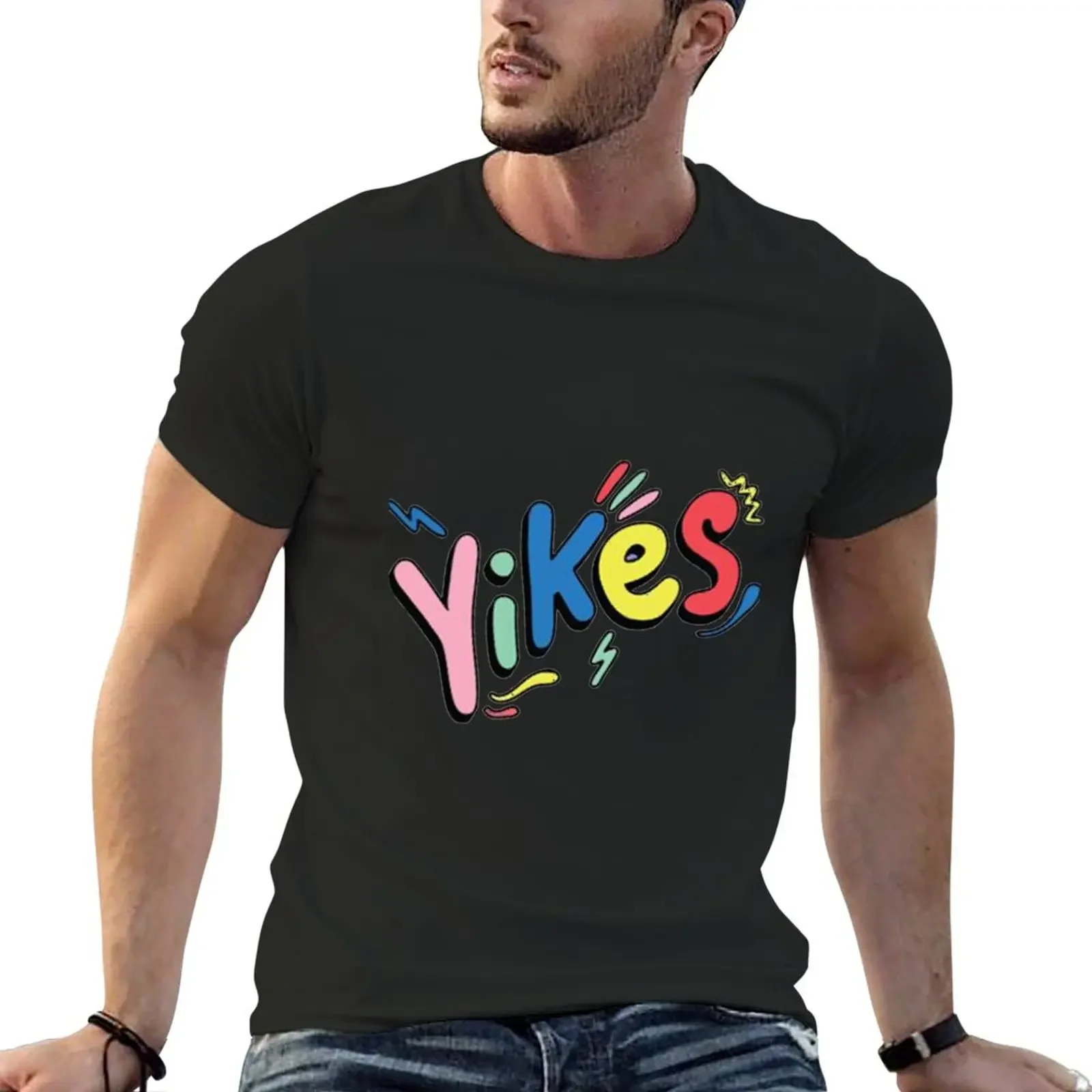 Eddy burback Merch Yikes Rainbow T-Shirt blacks sublime sweat mens t shirts pack