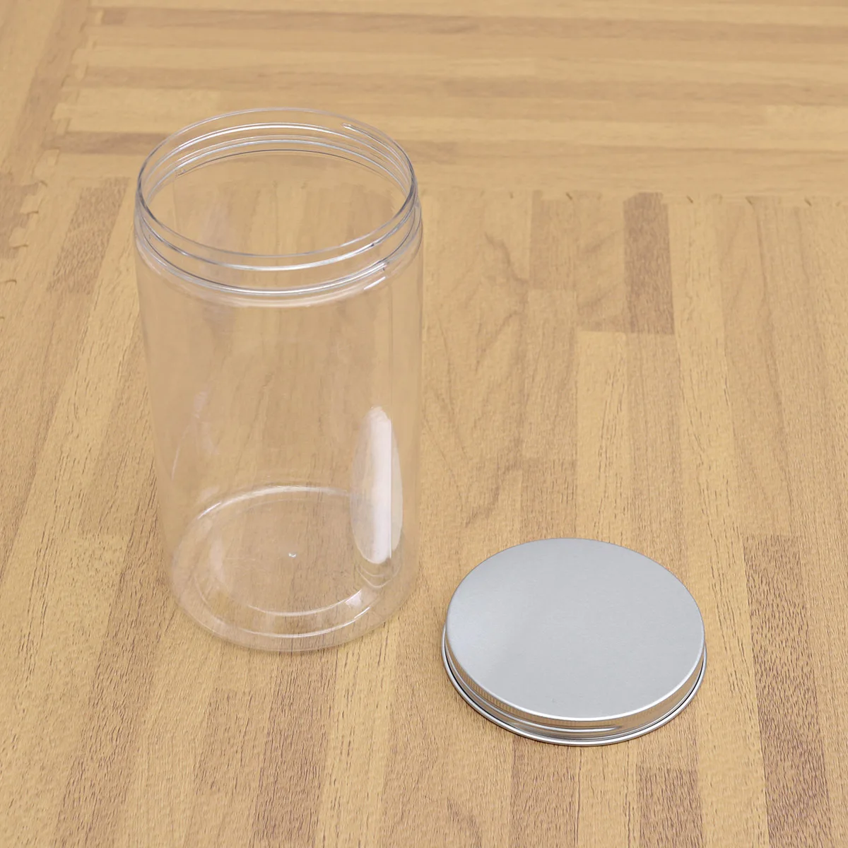 

1280Ml Plastic Storage Tank 10X18Cm Portable Sealed Container For Tea Nuts Snacks Bpa Storage Can Organizer