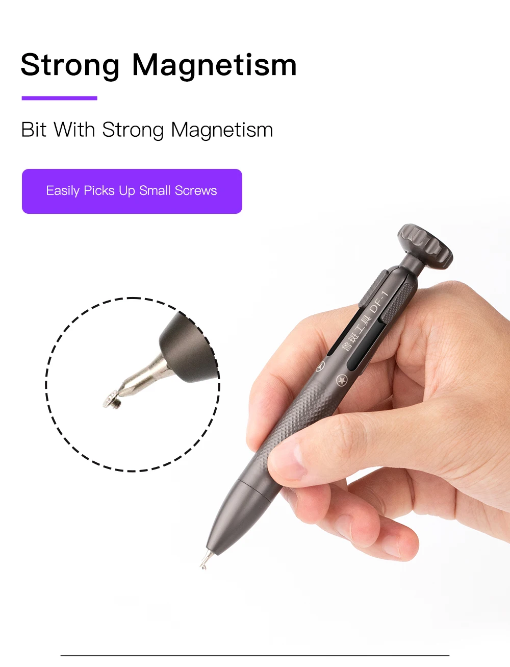 LUBAN Precision Screwdriver, Quick Switching Batch Headers Anti-Rust Alloy Handle, Mobile Phone Disassembly, L2 DONGFENG 4 in 1