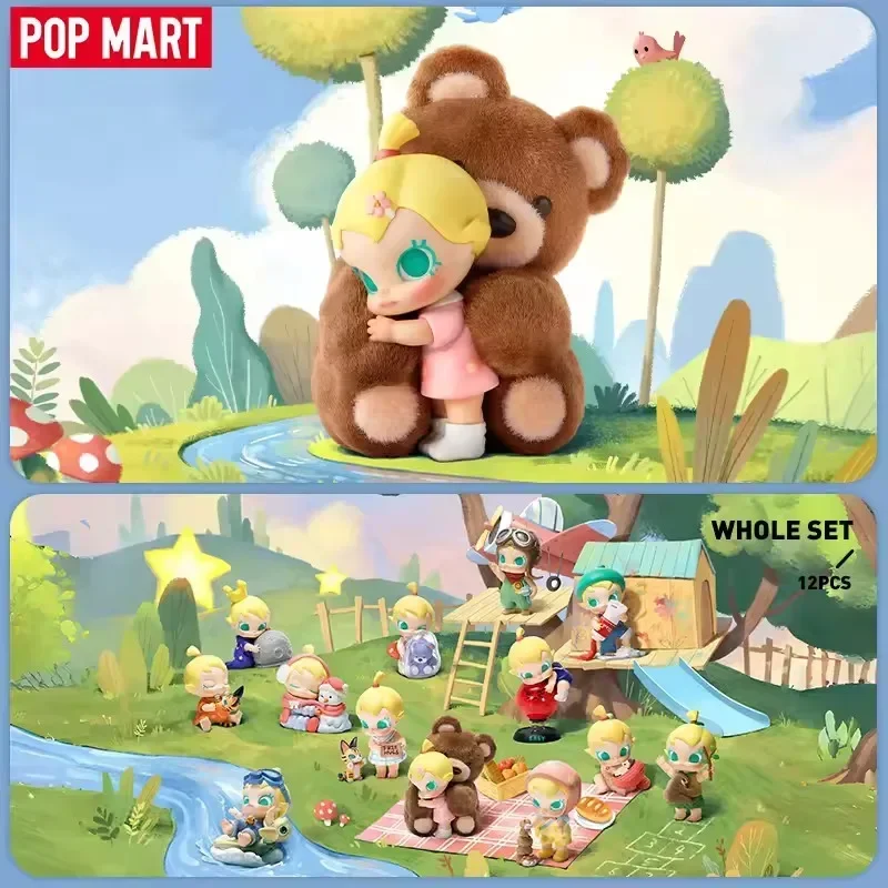 POP MART Baby Molly MY HUGGABLE DISCOVERY Series Genuine Blind Box Toys Mystery Box Doll Guess Bag Cute Anime Figure Gifts