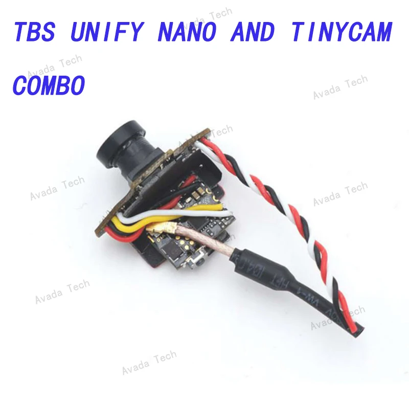 Avada Tech TBS UNIFY NANO AND TINYCAM COMBO Combo camera and video transmitter package for micro quadcopters.