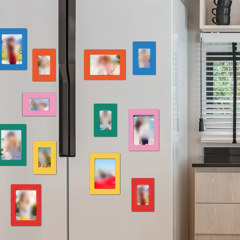 Versatile Display Frames Magnetic Picture Frames Family Photos Display Multipurpose Usage Robust Magnetic Backing