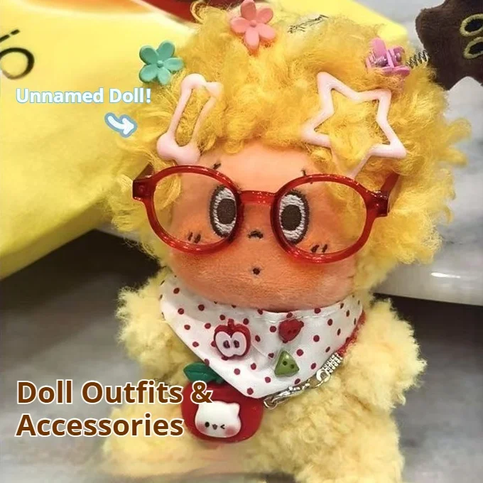 

Только одежда】 Наряды Мерцающая Мерцающая Детская одежда Заколки для волос Нагрудники Очки DIY Наборы для переодевания для 123, Starry