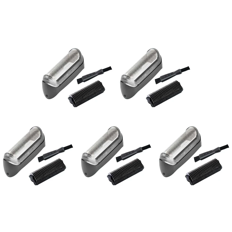 5X Foil & Cutter For Braun 10B Cruzer, 1000/2000 Series Shaver Head Set Replacement Part 180 190 1735 1775 5728 5729