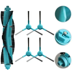 5pcs Center Roller Side Brush Replacement Kit For Conga 3290 3490 Elite 4090 4690 5090 5490 6090 7090 IA Robots Vacuum Cleaner