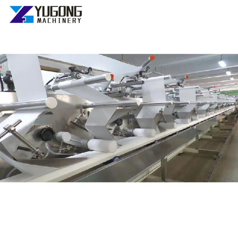 YUGONG Baby Wet Wipes Making Machinery Automatic Wet Wipes Packing Machine Nonwoven Wet Wipes Machinery Production Line