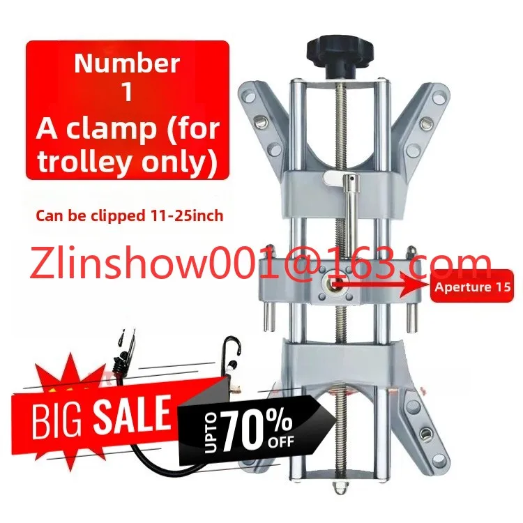 Wheel Aligner Fixture Automotive 3D Positioning Wheel Clamp Tool Accessories, Hanger Clamp Claw Rim Card Four Corners Triangle