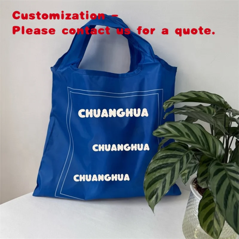 custom.Chuanghua  Size Portable Nylon Shopping Bag Storage Bag Shopping Shopping Convenient to Carry
