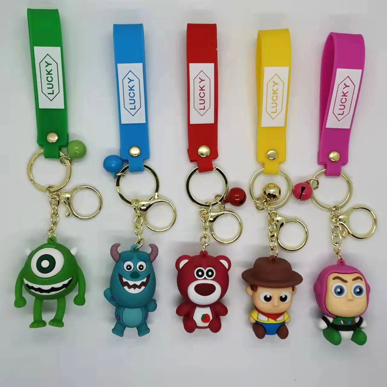 

Creative Cartoon Toy Story Woody Bass Doll Keychain Bag Car Keychain Accessories Cute Personalized Gifts Y2k Fashion Toys