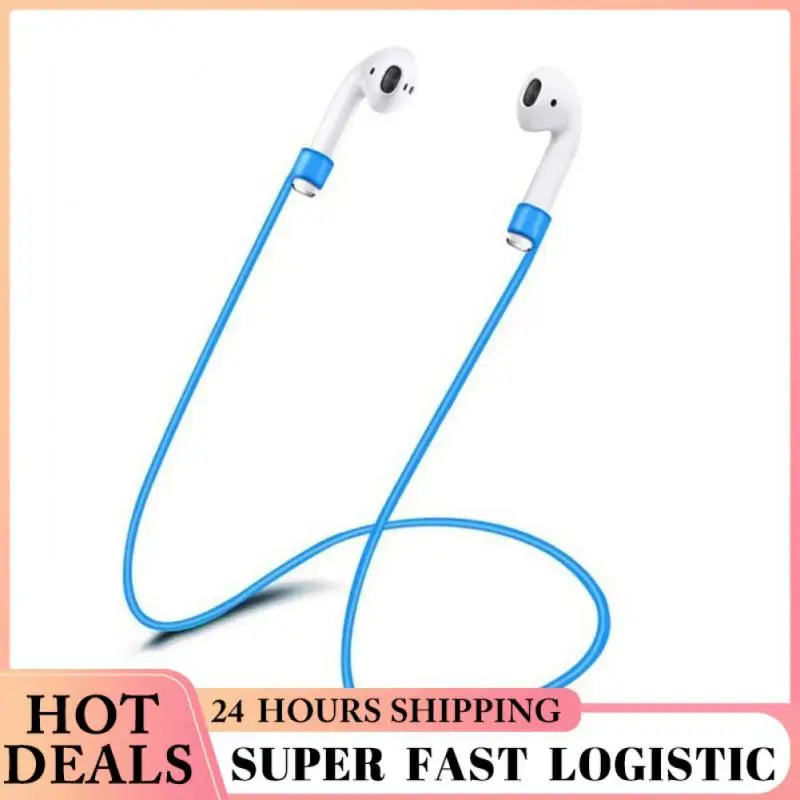 Magnetic Silicone Anti-lost Neck Strap Wireless Earphone String Rope Headphone Cord Earphone Accessories For Apple AirPods