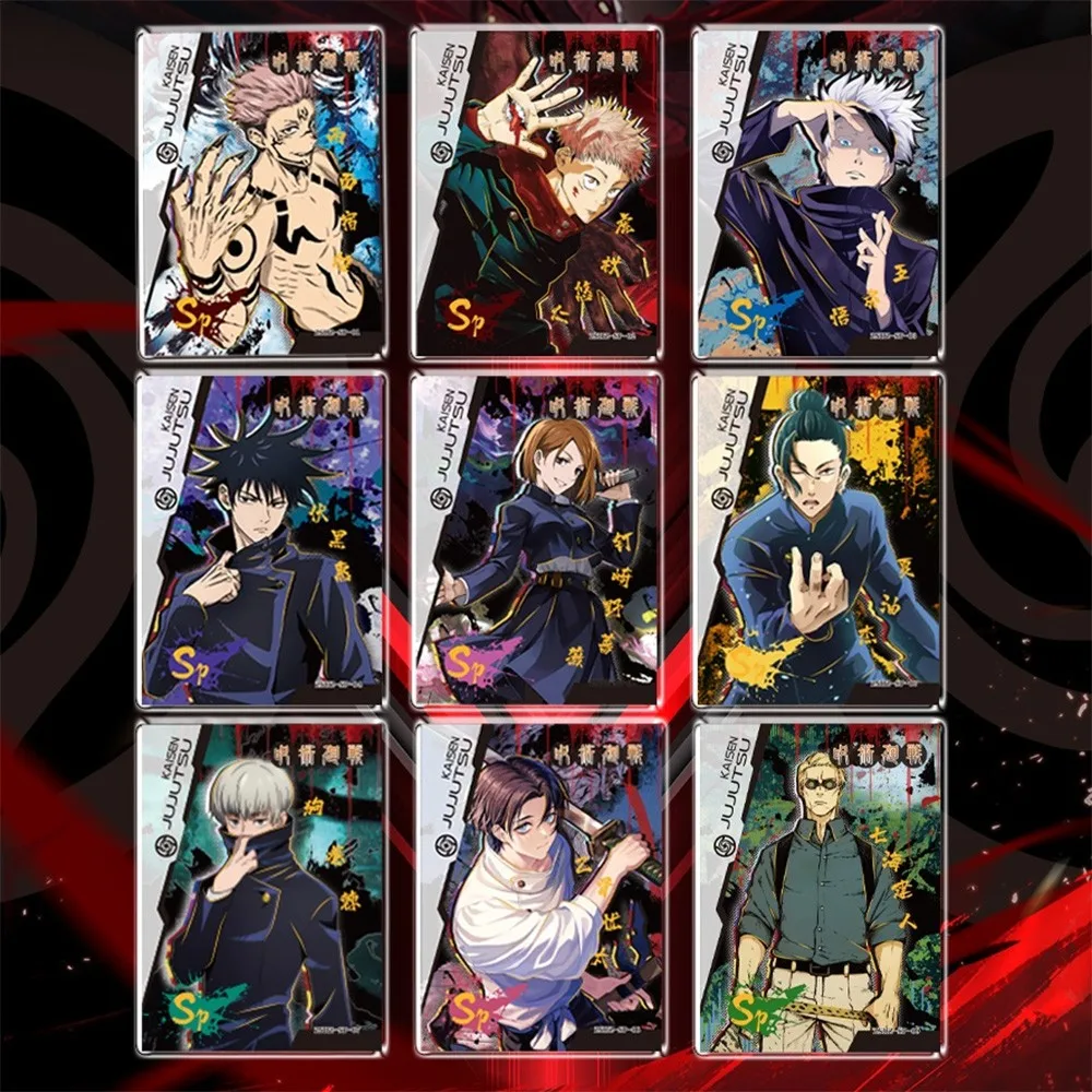 New  Jujutsu Kaisen Cards Chainsaw Man Card Blaech Cards Anime Characters Anime Cartas Games Card Box Children Birthday Gift