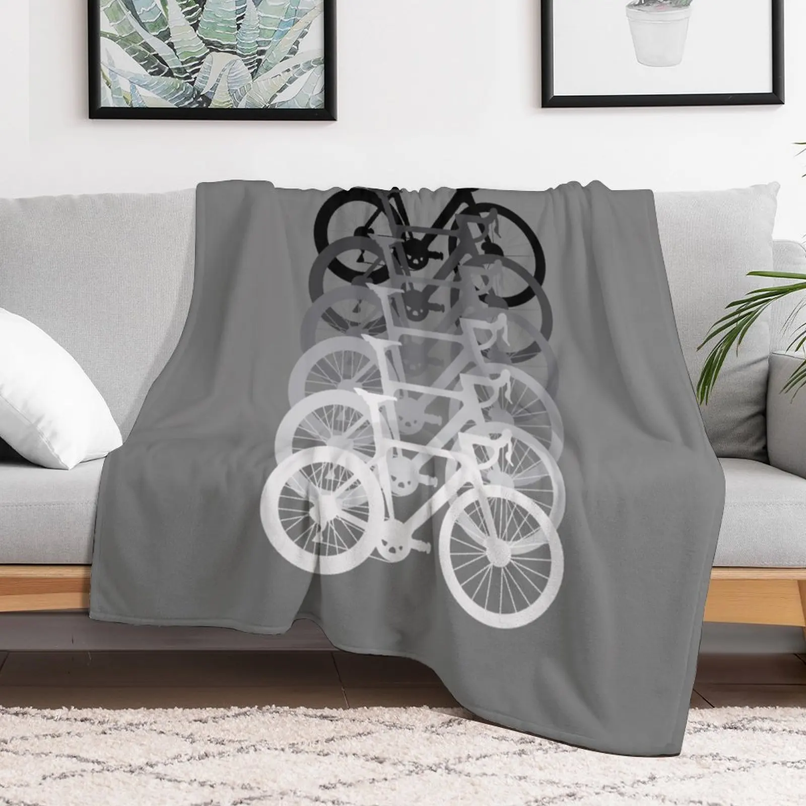 Road Bike Fade Throw Blanket Large for babies Thin Blankets