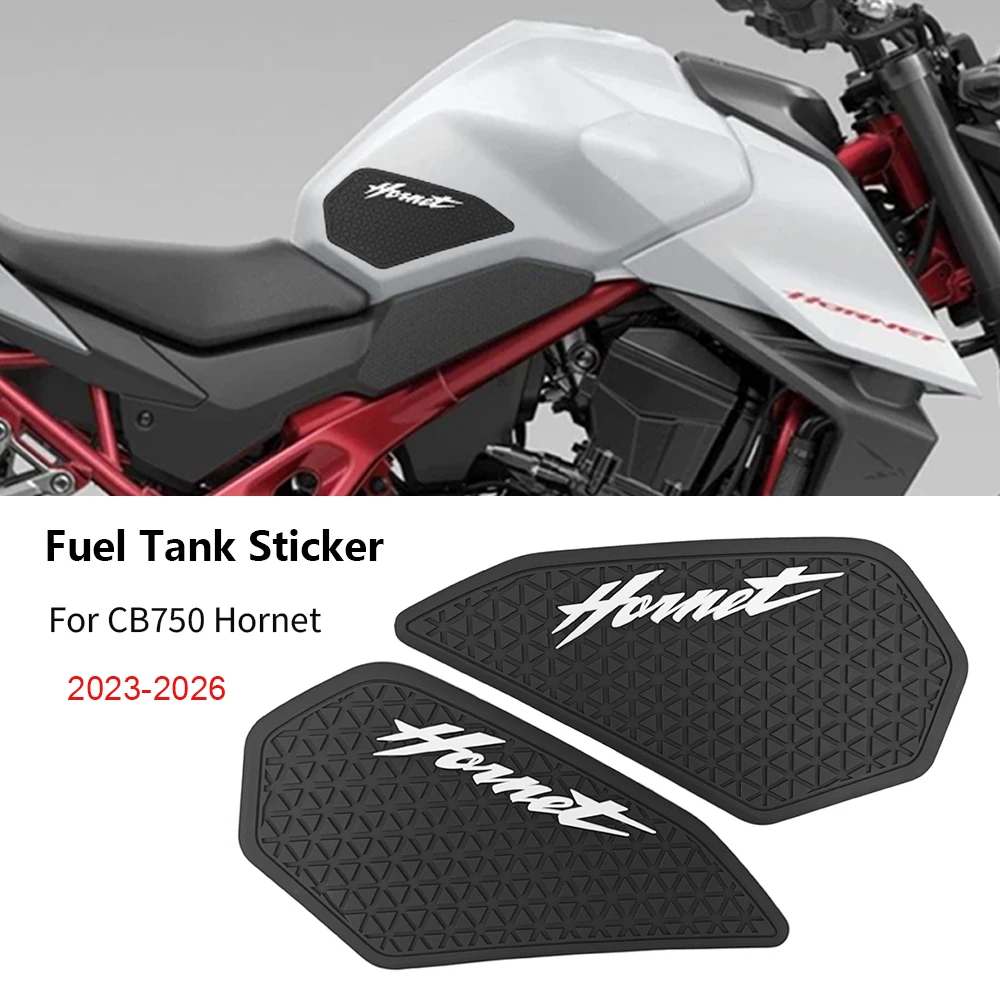 For Honda CB750 Hornet CB750 2023-2026 Motorcycle Non-slip Side Fuel Tank Stickers Waterproof Pad Rubber Sticker