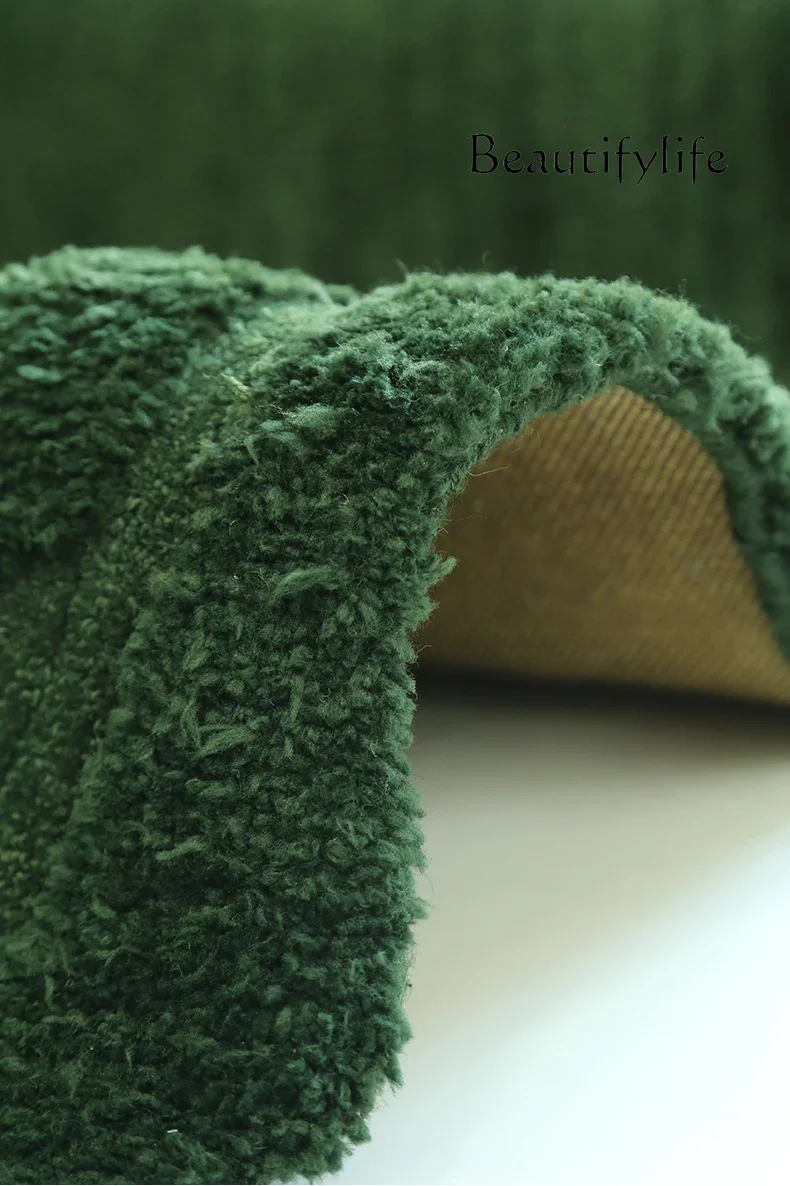 S Brand Series 1.0 Rime Velvet | Irregular Court Wu Green Handmade Living Room Sofa French Premium Carpet
