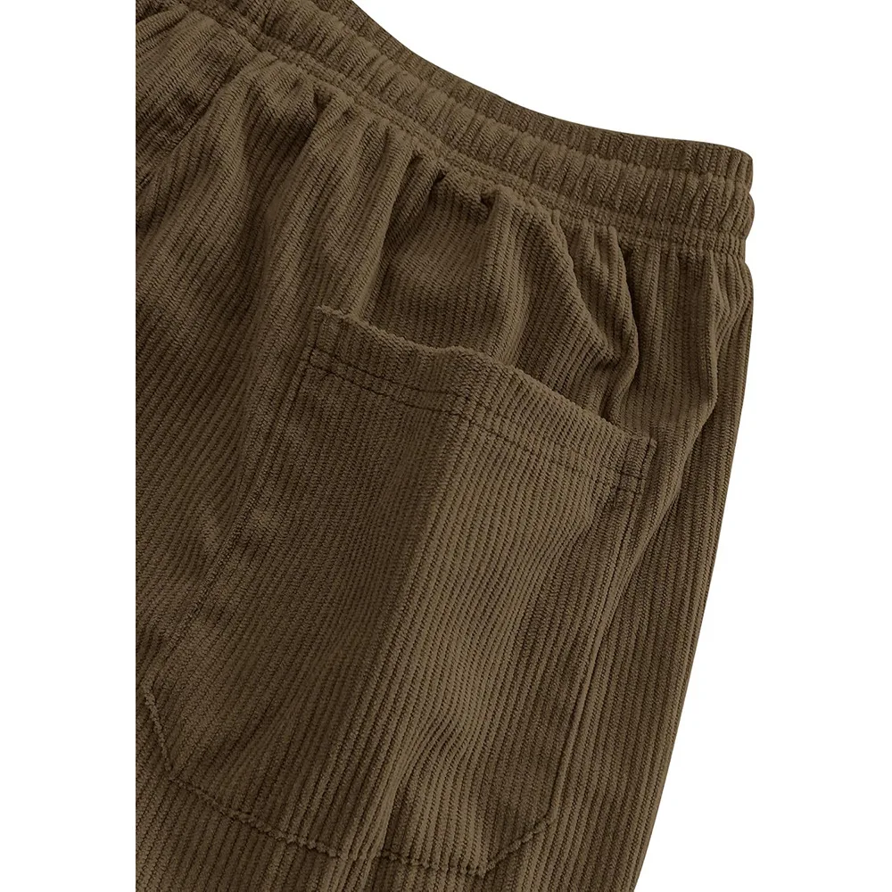 Amerikanische Freizeithose mit Seitenstreifen und Buchstaben-Stickerei, Weites Bein, Lässige Sommerhose für Herren, Locker Fallende Sporthose – Detail 11