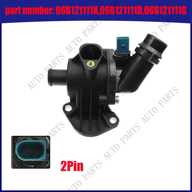 A+ 06B121111K Engine Coolant Thermostat Assembly for AUDIS A4 Quattro B6 1.8T