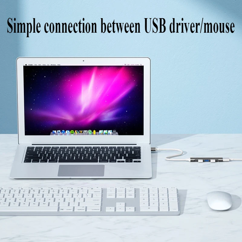 USB 7-in-1 Docking Dock, Suitable for Mobile Phone Computer Converter Laptop Type Expansion Interface Laptop Docking Station - Image 5