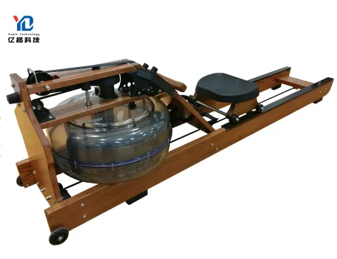 YG-R002 YG Fitness Gym Exercise Equipment Water Resistance Wood Rower Machine Wholesale Factory Price Good Price