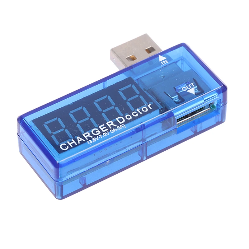 【1PC Portable Digital Display Hot Mini USB Power Current Voltage Meter Tester】