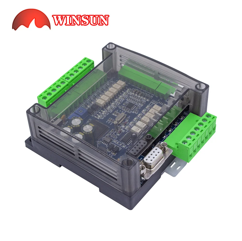 Imagem -02 - Saída do Transistor Controlador Lógico Rtu Modbus Rs485 Rtc Saída de Pulso Ntc Analógico Incluído Fx3u14 24 48 32relé mr mt