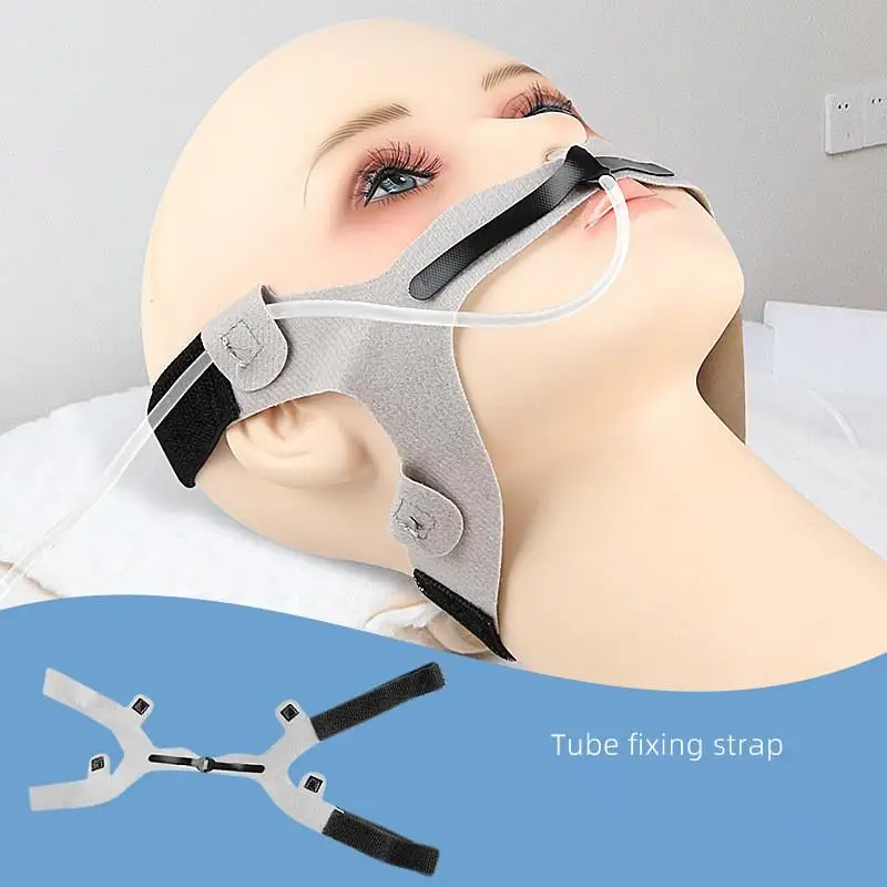 Comfort Hypoallergenic Oxygen Nasal Cannula Headband Ear Oxygen Tubing Protectors Elastic Nasal Oxygen Tube Fixation Strap