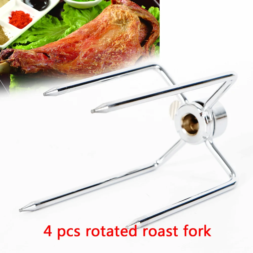 Stainless Steel Rotating Barbecue Grill Rack For Barbecue Kitchen Cooking