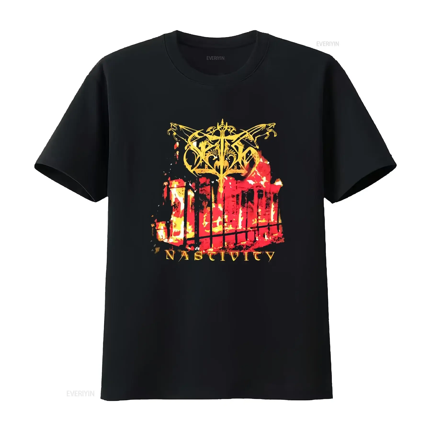SETH Nastivity T Shirt XL Arcturus Inquisition The Chasm Ulver Urfaust vintage Washed Soft Casual homme Unisex streetwear