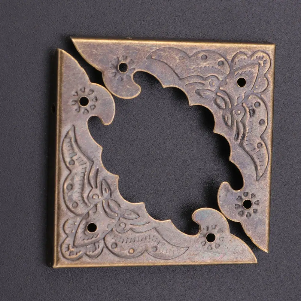 24Pcs Jewelry Box Protector Metal Corner Guard Storage Case Parts Strong Iron Box Accessory for Gift Display