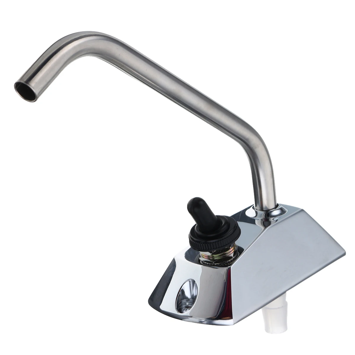 

12V Stainless Steel Self-Priming Electric Water Pump Water Tap Switch 360 Degree Rotation Boat Water Faucet For Galley Caravan