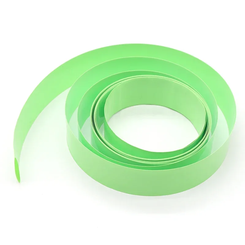 Tubo termorretráctil de PVC de 1/3/5/20M, 15mm ~ 150mm, paquete de batería Lipo 18650, película aislante, funda protectora para Cable, verde fruta