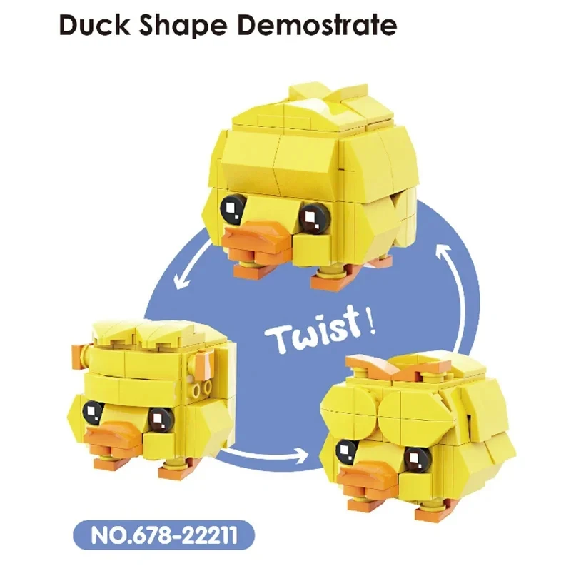 لبنات بناء الحيوانات الإبداعية للأطفال ، باندا لطيف ، كوالا ، النمر ، الأرنب ، الدجاج ، الطوب النموذجي ، لعبة تصنعها بنفسك ، هدية عيد ميلاد