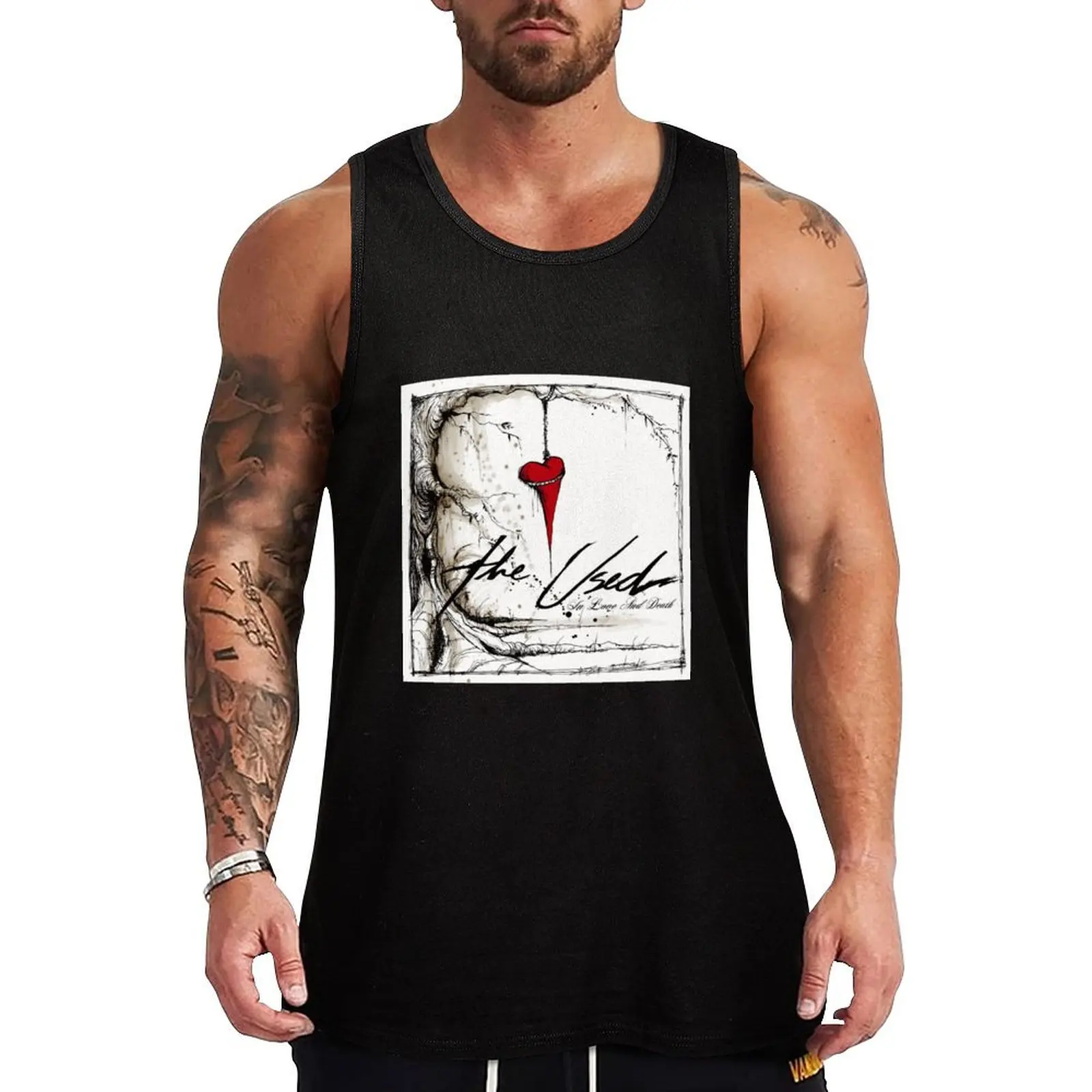 

In love and death Tank Top Men's sports t-shirt bodybuilding Men's gym articles