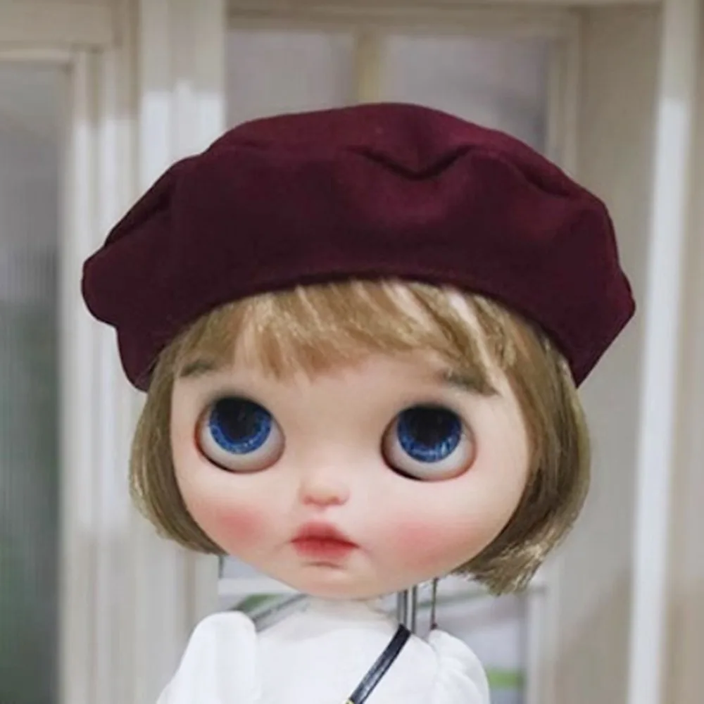 

Fashion Doll Overalls Pants Mini Cute Shirt Beret Clothes DIY Accessories Princess Dresses Shorts for azone ob24 Dolls