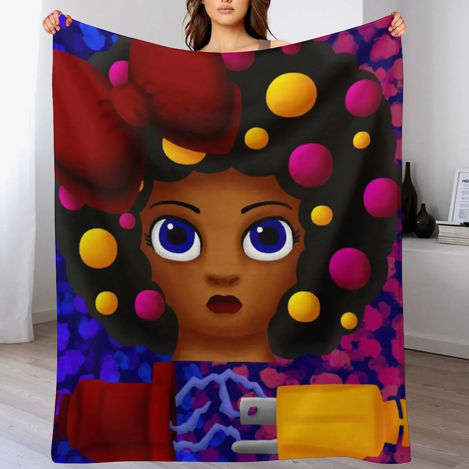 

unplugged -2022- Throw Blanket Summer Shaggy Moving Sofa Quilt Blankets