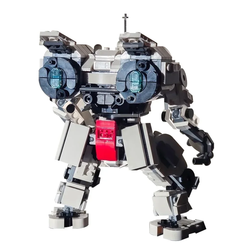 Juegos populares MOC Titanfall 2 Mecha ladrillos modelo Bison Titan Concept Art Battle Robot bloques de construcción ensamblar juguetes chico DIY regalo