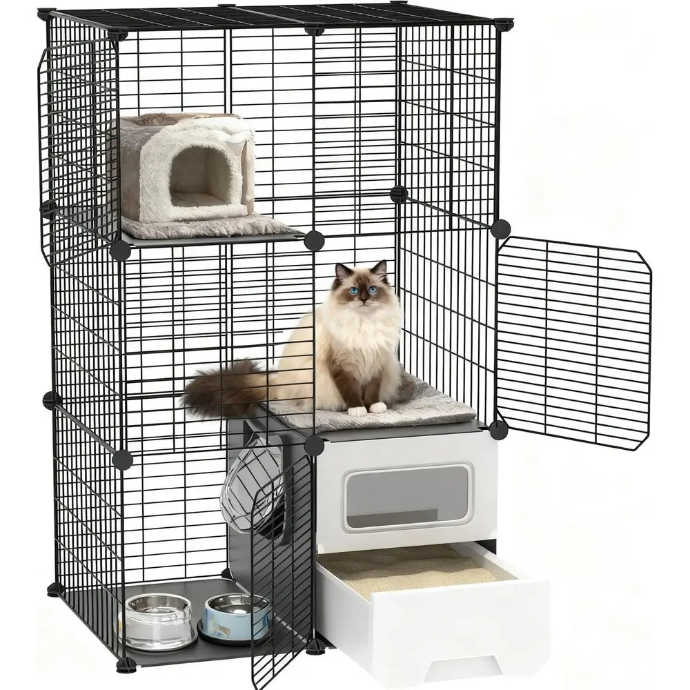 Cat Cage Indoor Wit…