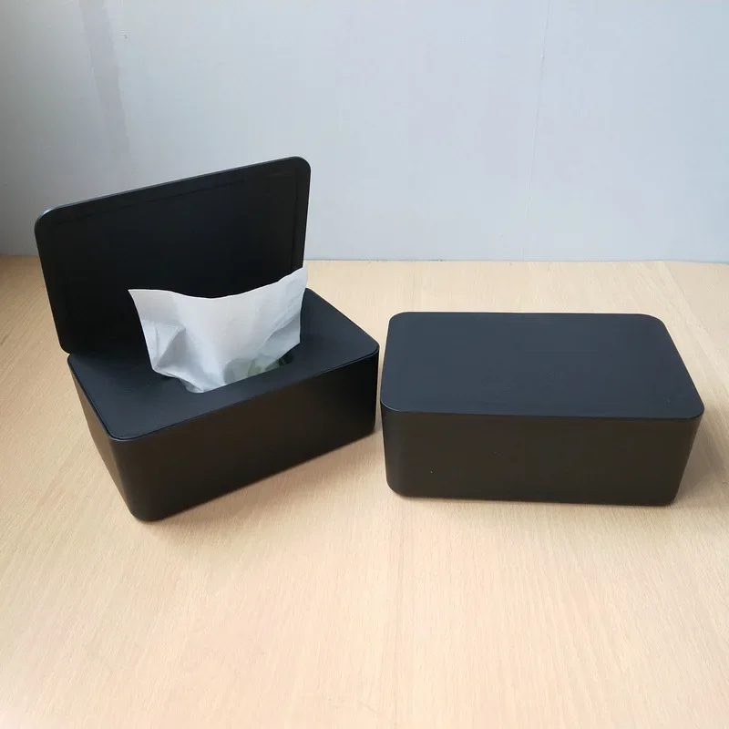 Tissue Box Wet Wipes Dispenser Holder Dry Wet Tissue Paper Case Box Wipes Napkin Storage Box Holder Container MJ80611